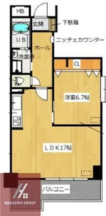 グランシャリオ【703号室】の間取り