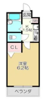 パルティグⅡ【307号室】の間取り