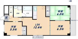 ニュープリーメル【1012号室】の間取り