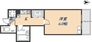 サンビュー【2階】の間取り