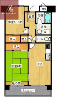 ノーブルハウス関井【202号室】の間取り