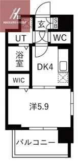 レジュールアッシュ緑橋駅前【1004号室】の間取り