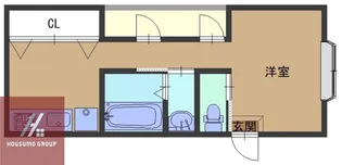 上新庄Sevin Che'rie【4A号室】の間取り