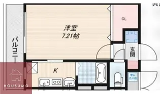 ラフォンテ十三【706号室】の間取り