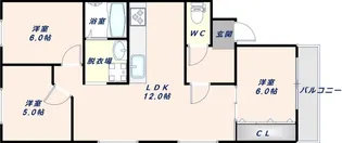 インヴェルノ生野【4階】の間取り