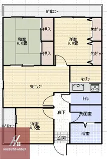 ベルフィードⅡ【2階】の間取り