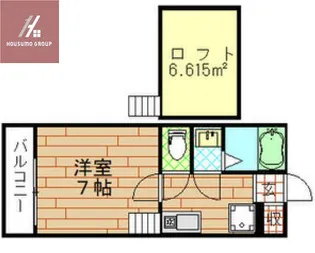 MPSハイツ【203号室】の間取り