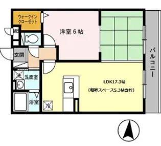 アークファイブ【302号室】の間取り