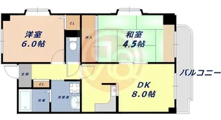 アネックス山野【7階】の間取り
