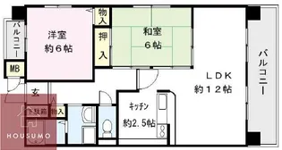 ラヴィア・フォーレ千里山【503号室】の間取り