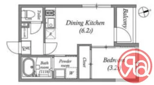 ハーモニーテラス住吉Ⅱ【2階】の間取り
