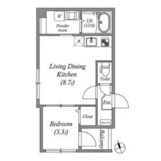 (仮称)東粉浜一丁目【2階】の間取り
