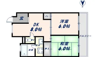 ソーラーハイツ【503号室】の間取り