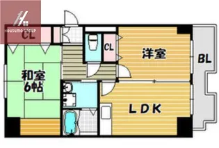 トリニティ加美東【7階】の間取り