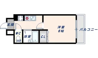 エスリード深江橋【904号室】の間取り