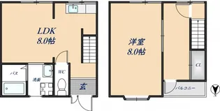 第2サンライフクローバー【116号室】の間取り