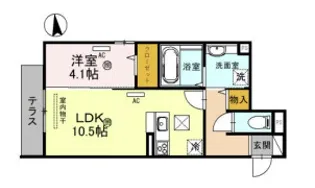 D-room新今里【2階】の間取り