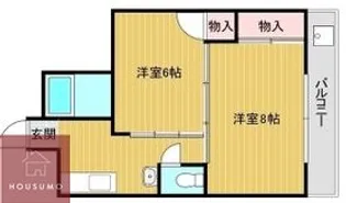 新高マンション【307号室】の間取り