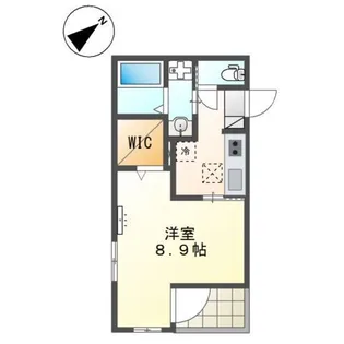 (仮称)大阪市住吉区長居新築アパート【2階】の間取り