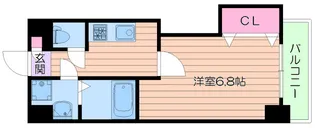 Luxe西田辺【10階】の間取り