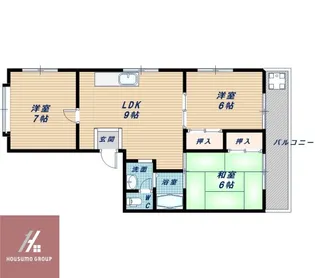 サニーハイツ【302号室】の間取り