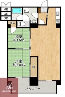 豊中グランドハイツ【7.2号室】の間取り