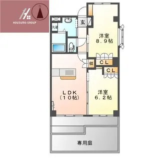 ガーデンハイム【101号室】の間取り