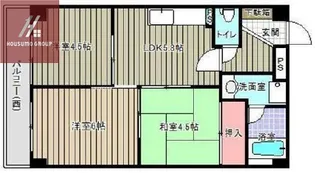 メゾンドール【201号室】の間取り