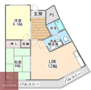 ローレルハイツ【9階】の間取り