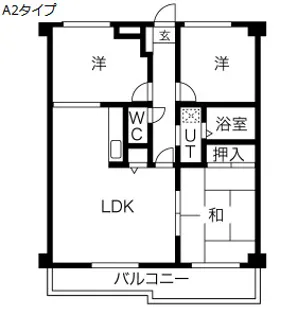 サニープラザ【606号室】の間取り