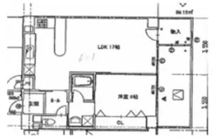 クローバー・プレミア昭和町【7階】の間取り