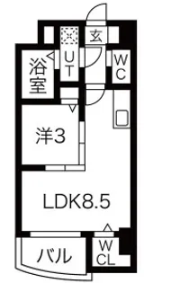 SEST新大阪【10階】の間取り