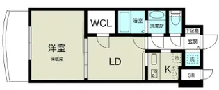 ノルデンタワー新大阪アネックス 【A2105号室】の間取り