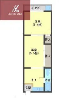 寿マンション【302号室】の間取り