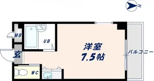 サンプラザ今里Ⅰ番館【7階】の間取り