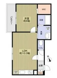 CASA UNO【1階】の間取り