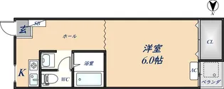 朋成マンション【301号室】の間取り