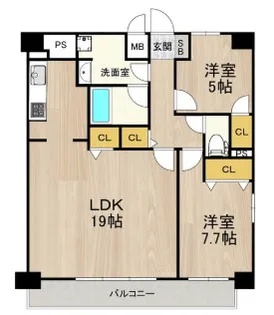 セノアタワー新大阪【12階】の間取り
