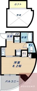エステムコート新大阪Ⅲステーションプラザ【3階】の間取り