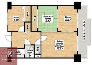 センターヴィレッジ【701号室】の間取り