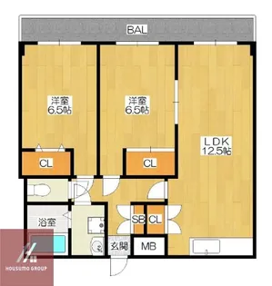 フェリーチェ服部【305号室】の間取り