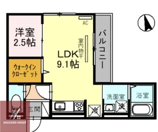 NaP Square【202号室】の間取り