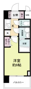 M-RESIDENCE新大阪Garden【7階】の間取り