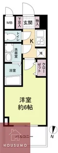 M-RESIDENCE新大阪Garden【916号室】の間取り