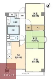 レジデンス鷹ヶ巣上新田【205号室】の間取り