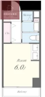 ロイヤルハイツ新深江【414号室】の間取り
