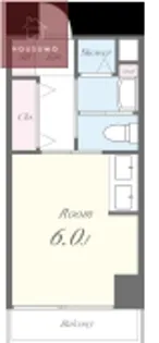 ロイヤルハイツ新深江【414号室】の間取り
