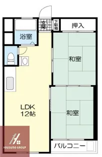 桃山台コーポラス【213号室】の間取り