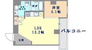 ラジエーションコート【4階】の間取り