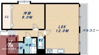 カサアルメリア【4階】の間取り